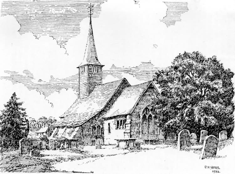 Crowhurst Church - 1932