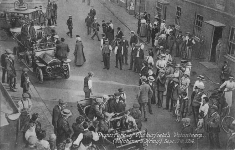 Departure of Rotherfields Volunteers (Kitcheners Army) - 7th Sept 1914