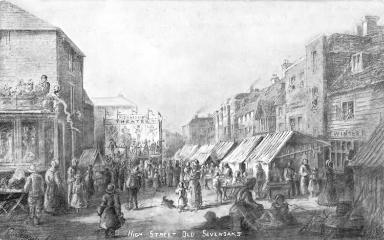 Sevenoaks Fair in 1850 - 1900