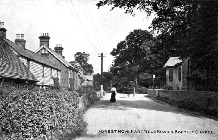 Hartfield Road & Baptist Chapel - 1911