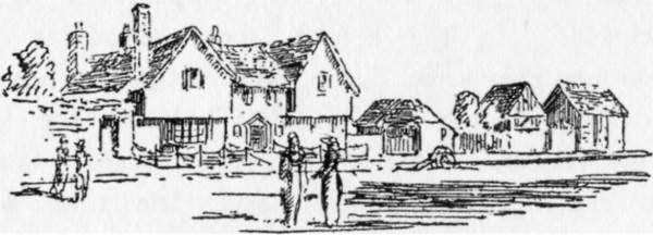 Bethlehem Farm House from a print of 1800 - 1900