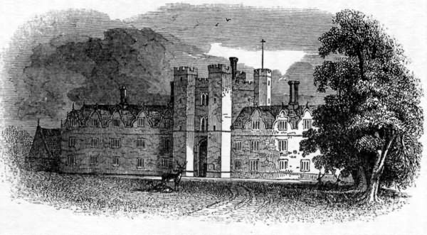 South West Front, Knole House - 1900
