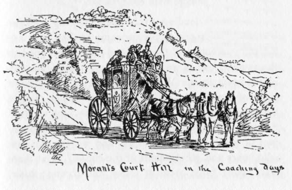 Morants Court Hill in Coaching Days - 1900