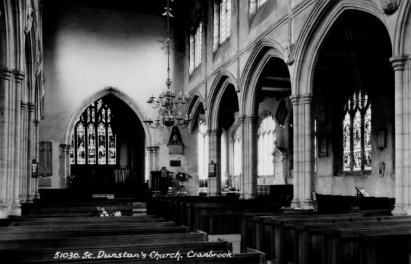 Interior of St. Dunstans Church - 1930