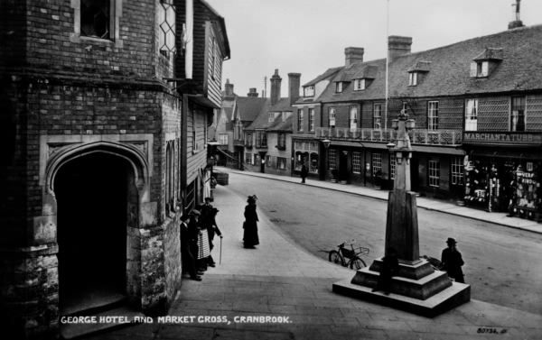 George Hotel and Market Cross - 1925