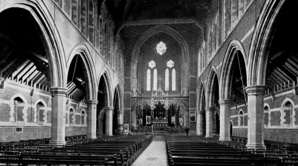 Interior of St. Barnabas Church - c 1905