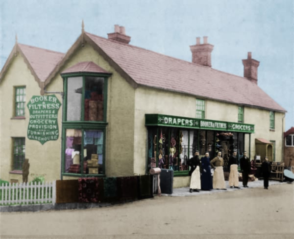 Booker & Filtness Grocers Shop, Crowbrough Cross - c 1900