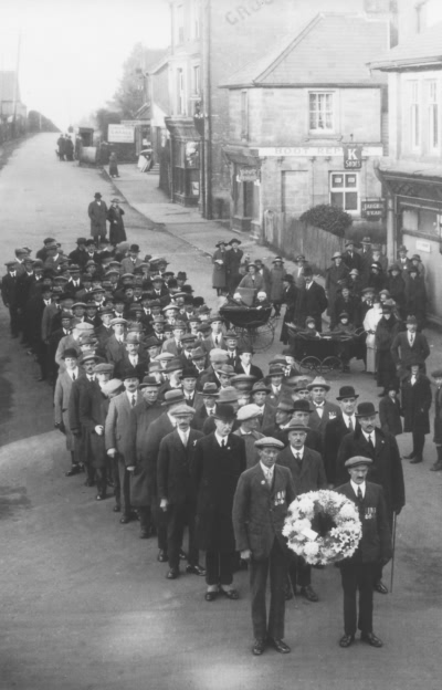 WWI Veterans Procession - c 1922
