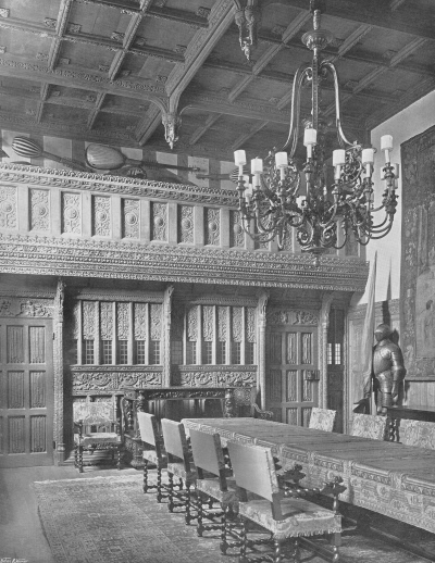 The Screen in the Banqueting Hall, Hever Castle - 1907
