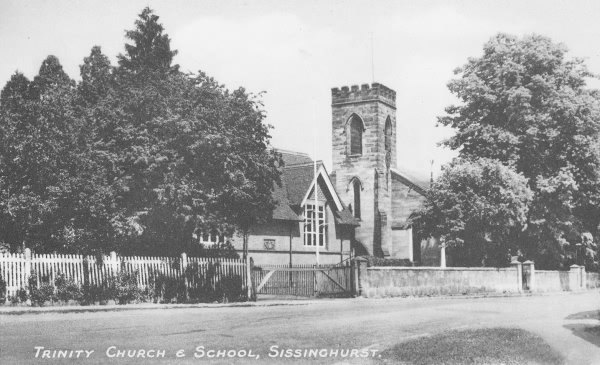 Trinity Church & School - c 1940