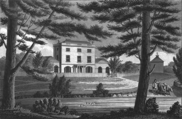 Moor House, Seat of Jesse Gregson, Esq. - 1814
