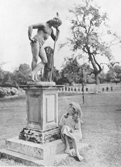 In the gardens, Wilsley House - 1920
