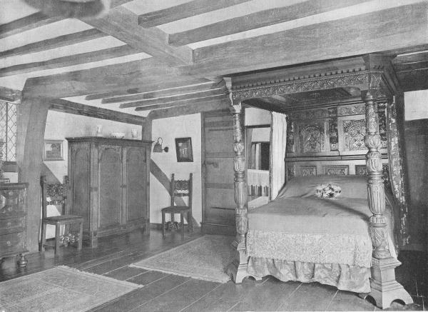 Bedroom in the Eastern Block, Wilsley House - 1920