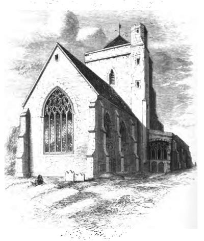 Echingham Church, from the North-East - 1857