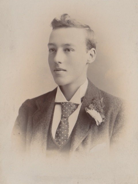 Arthur Simpson at F.W. Wood Studios, Edgware, London - c 1902