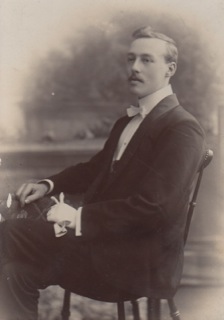 Arthur Simpson at F.W. Wood Studios, Edgware, London - c 1910