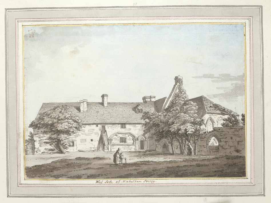 West Side of Michelham Priory - 1784