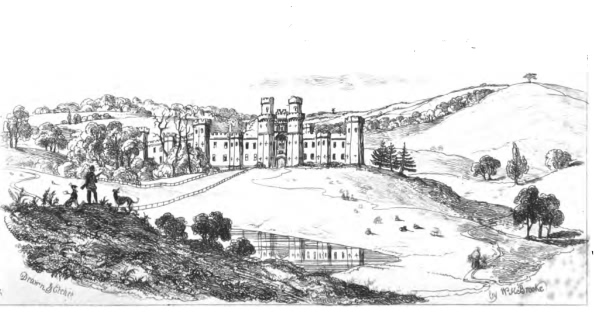 Herstmonceux Castle from the South - 1851