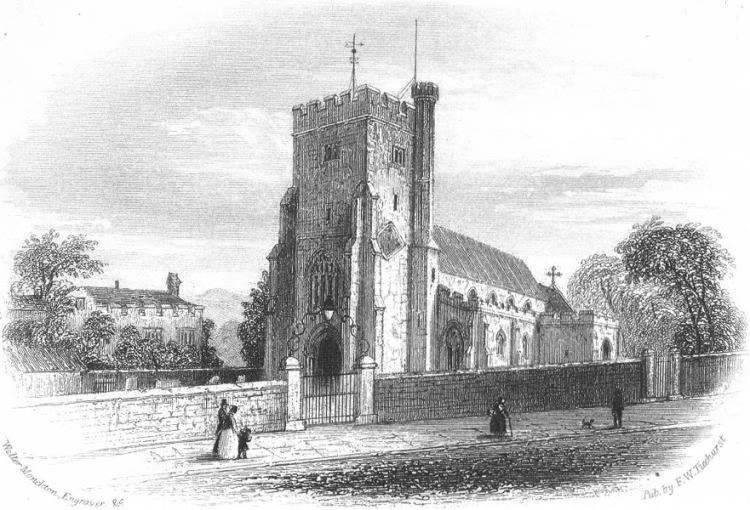 Battle Church - c 1855