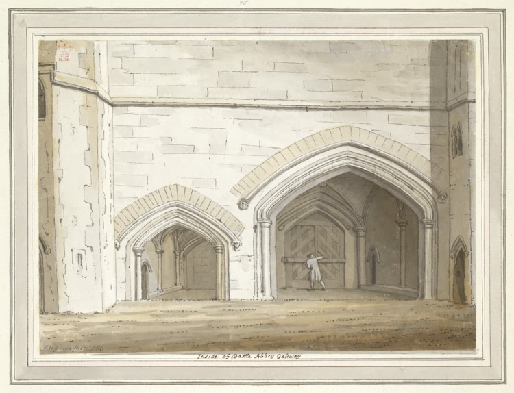 Inside of Battle Abbey Gateway - 1783