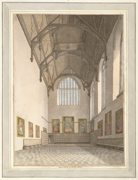 Great Hall at Battle Abbey - 1783