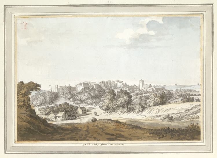 Battle Abbey from Starrs Green - 1783