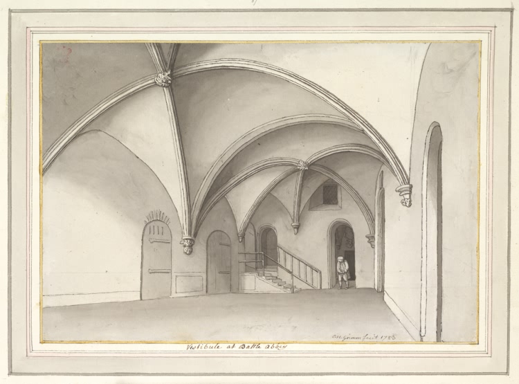 Vestibule at Battle Abbey - 1783