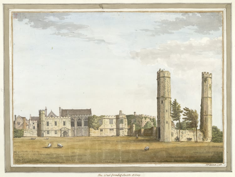 The West Front of Battle Abbey - 1783