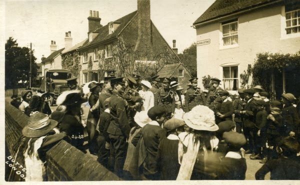 Wedding Procession, Church Street - 11th May 1915