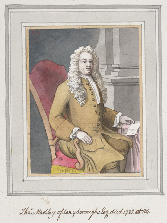 Thomas Medley of Conyboroughs, Esq., died 1728, aet 84 - 1785