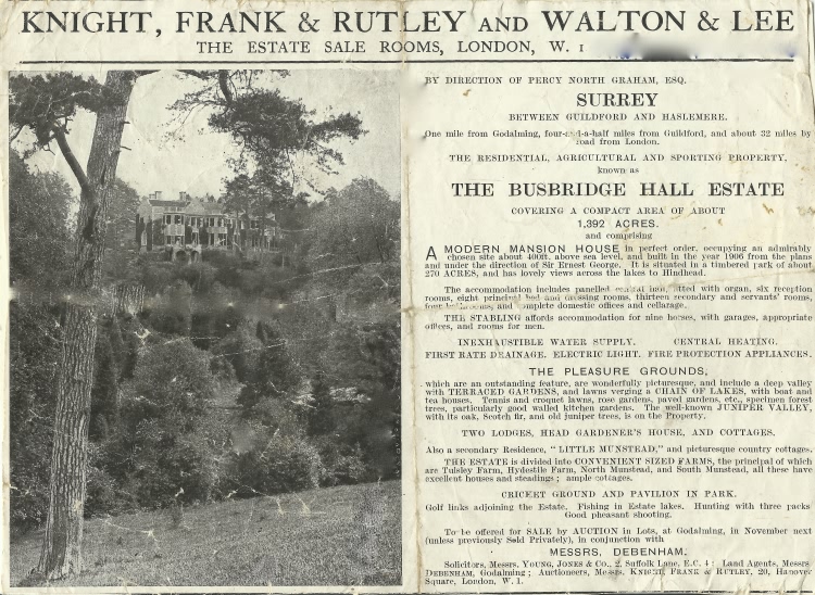 Busbridge Hall, Godalming - 1951