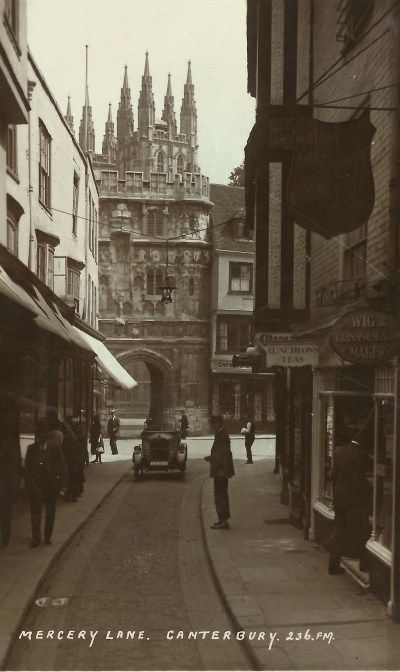 Mercery Lane, Canterbury - c 1925