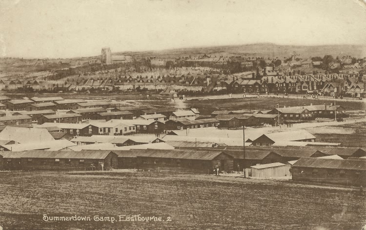 Summerdown Camp, Eastbourne - c 1916