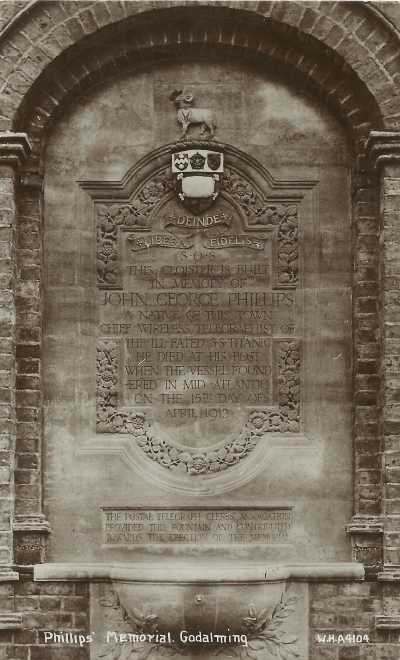 Phillips Memorial, Godalming - 1914