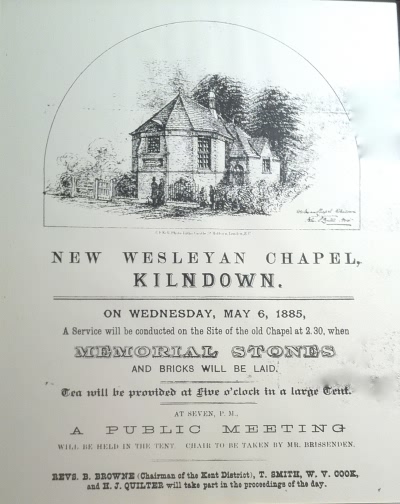 New Wesleyan Chapel - 6th May 1885