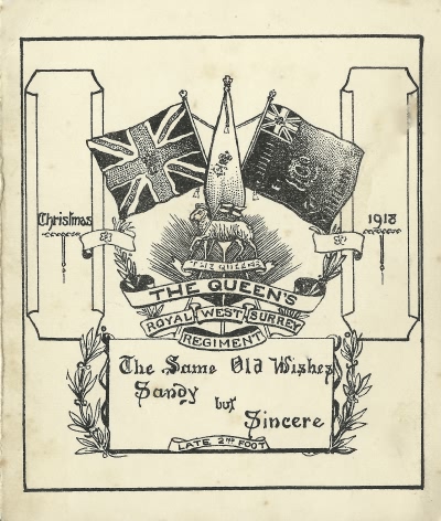The Queens Royal West Surrey Regiment - 1918