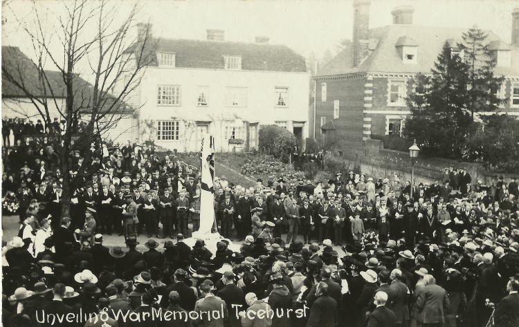 Unveiling War Memorial - c 1920