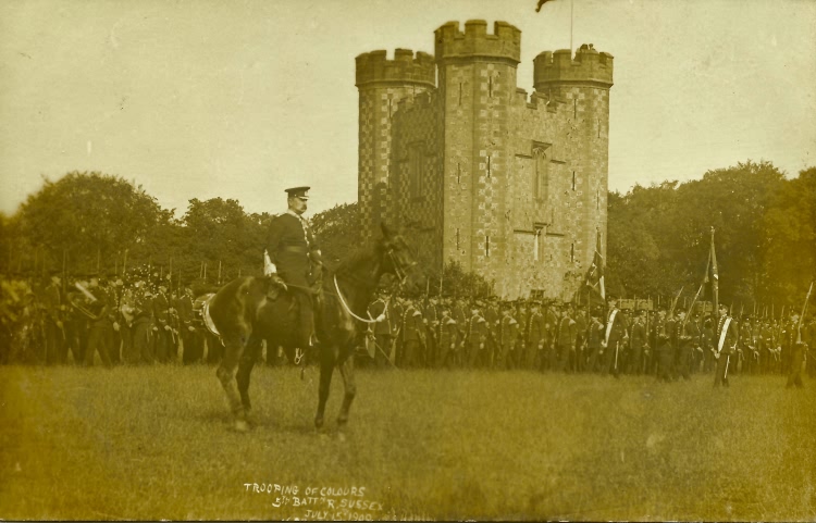 Trooping the Colours, 5th Regiment, Sussex - 15th July 1900