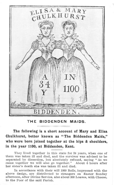 The Biddenden Maids - c 1900
