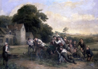 The Football Game - 1839