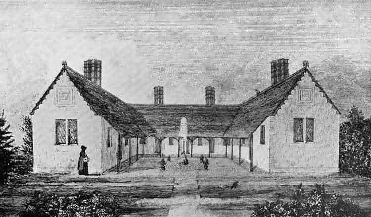 St Johns Almshouse - c 1850