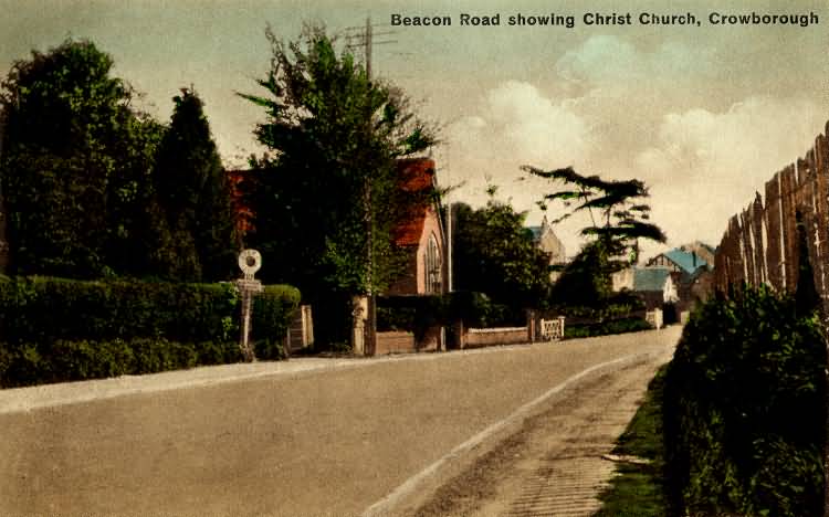 Beacon Road showing Christ Church - 1930