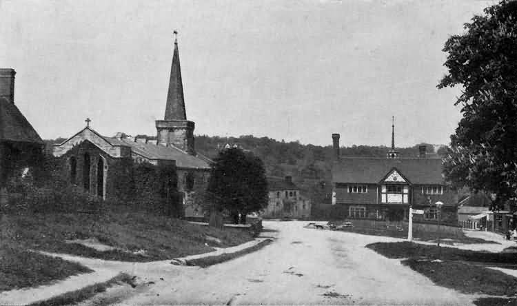Church and Village Hall - 1910