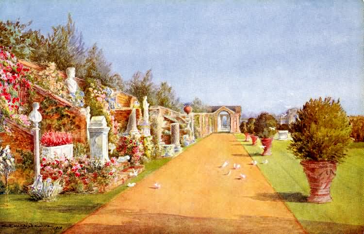 Italian Garden, Hever Castle - 1910