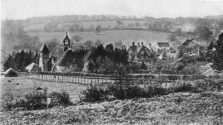 Church and Vicarage, High Hurst Wood - 1905