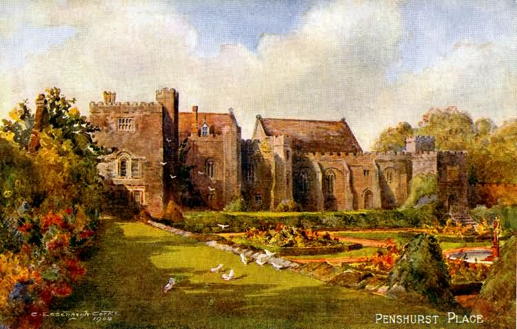 Penshurst Place, from the garden - 1904
