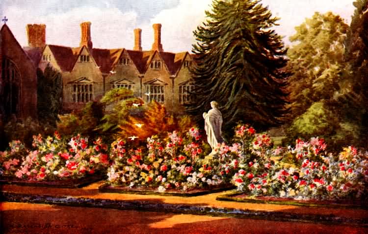 The Rose Garden, Knole - 1907