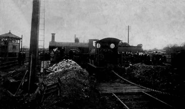 Mishap at Tunbridge Wells Station - 11th Mar 1905