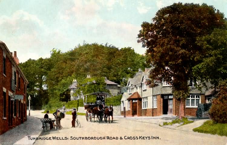 Southborough Road & Cross Keys Inn - 1900