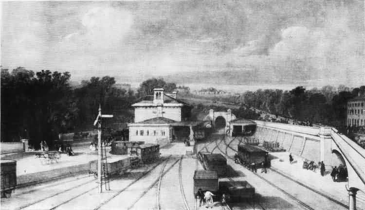 The opening of the first Tunbridge Wells Station - 20th Sept 1845